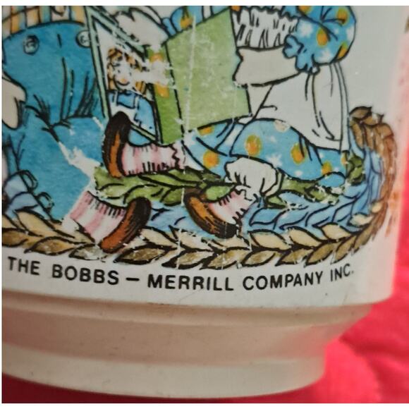 The Bobbs - Merrill Company Vintage 1969 Raggedy Ann and Andy Plastic Mug - Picture 4 of 4